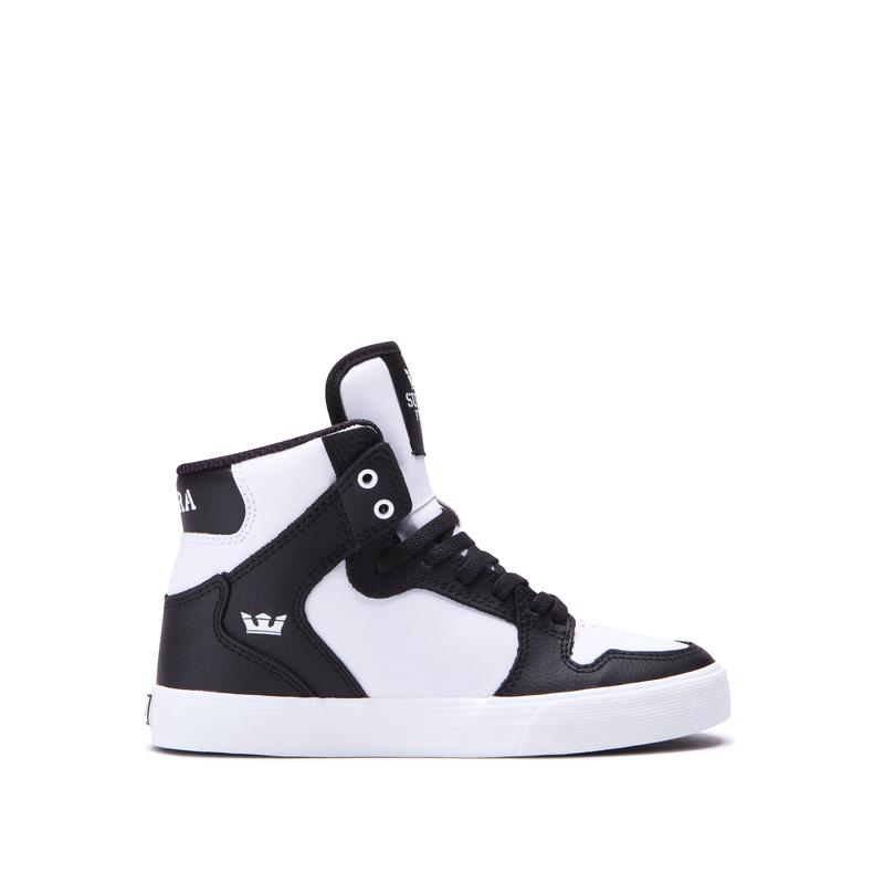 Zapatillas Altas Supra Argentina Niños - VAIDER Negras / Blancas (NPWIS-5480)